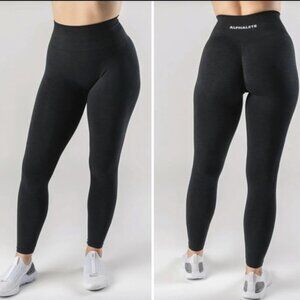 Alphalete Amplify Leggings Black Marl Small EUC